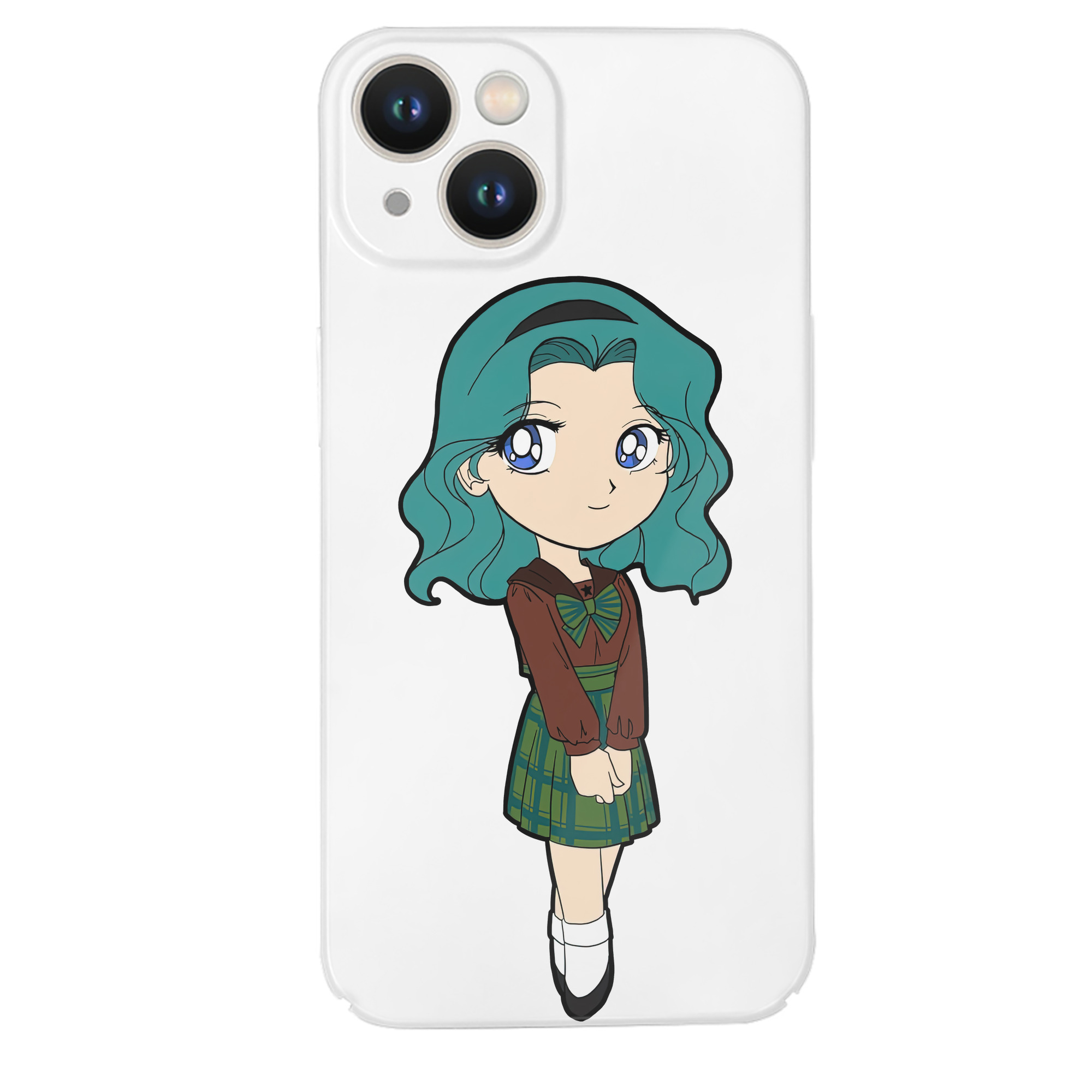 （画像用） 美少女戦士セーラームーン 海王 みちる（かいおう みちる） Sailor Moon Kaiou Michiru 【iPhone 14シリーズ対応】ハードケース